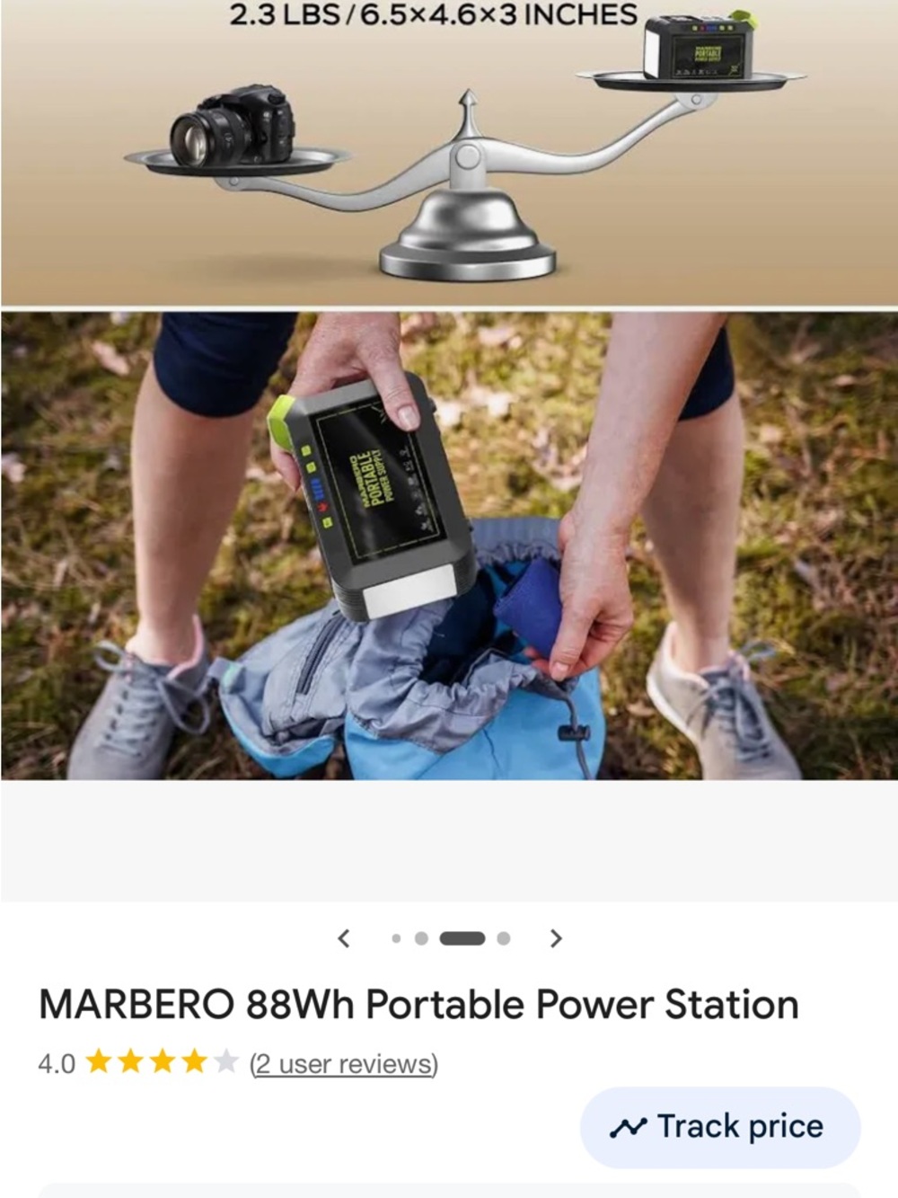 MARBERO Portable Power Supply - Black with Lime Green Accents NWT - Picture 11 of 11